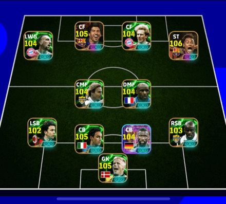 eFootball  - 4-2-4 Formation