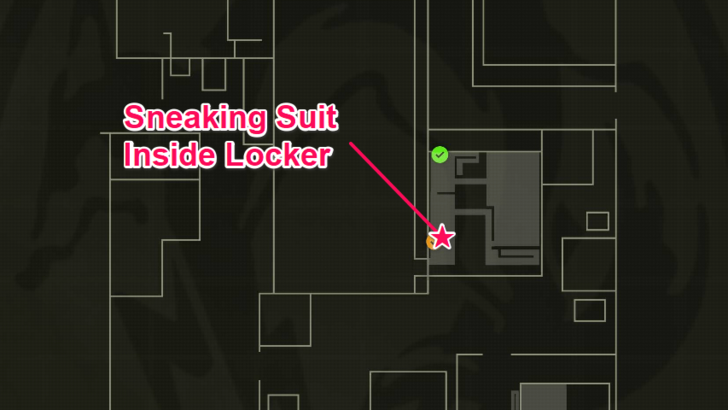MGS Delta Sneaking Suit Map