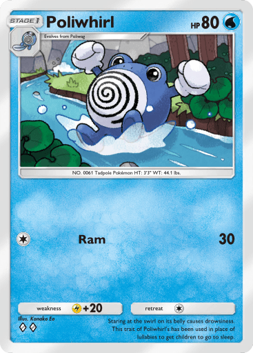 Pokemon TCG Pocket - A4a 014 Poliwhirl