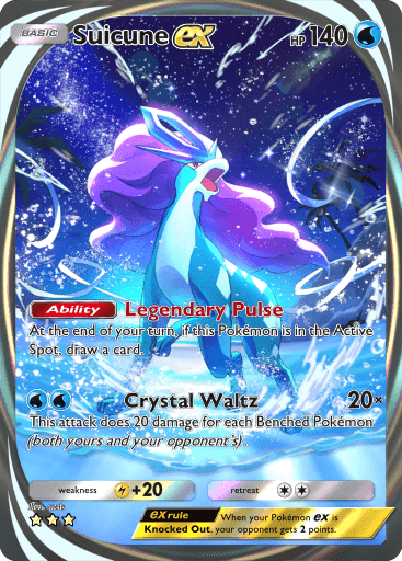 Pokemon TCG Pocket - A4a 090 Suicune ex