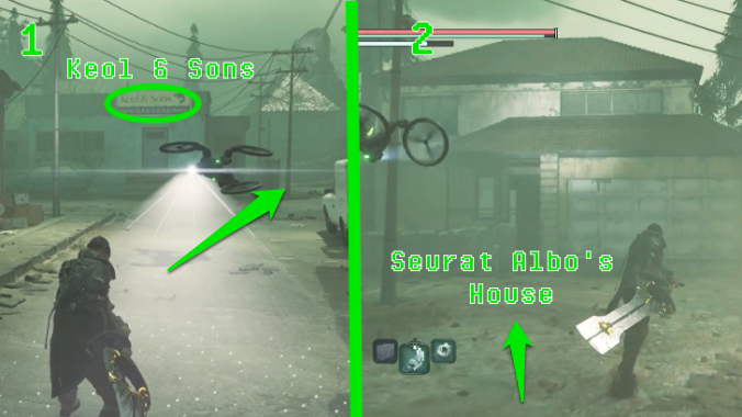 Hell is Us - Go to the right road of Keol and Sons to get to Seurat Albo