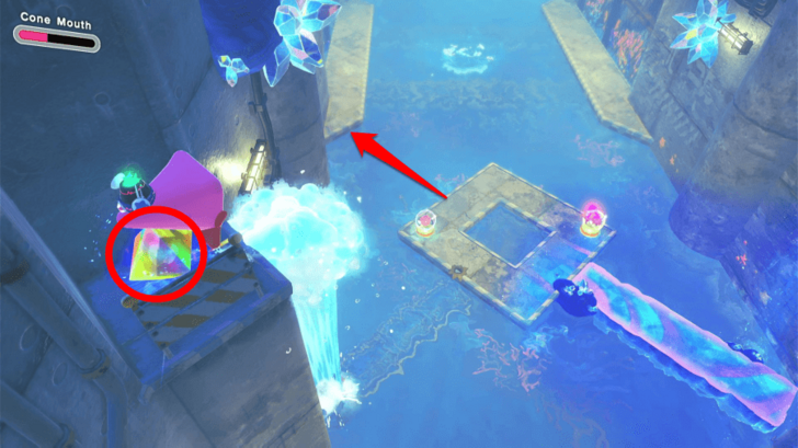 Activate Crystal to Reach the Cone Mouth Battle