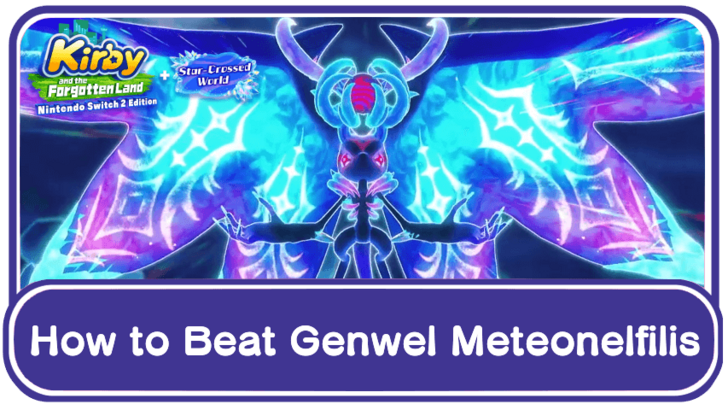 Kirby and the Forgotten Land - Star-Crossed World Final Boss Genwel Meteonelfilis