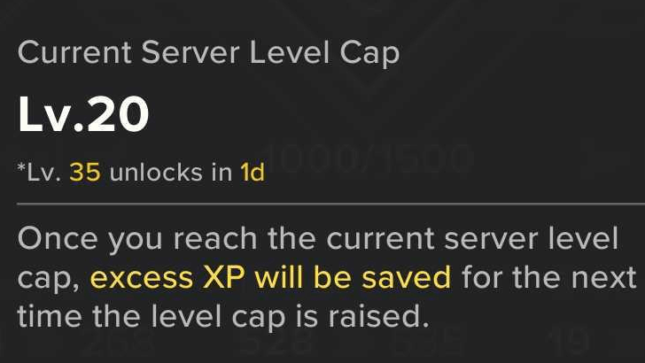 Server Level Cap