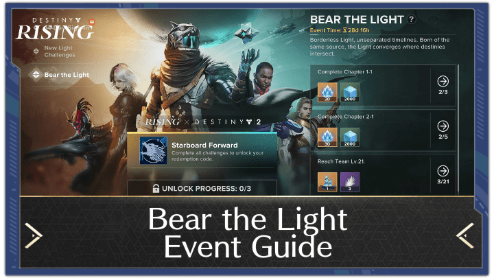 Destiny: Rising - Bear the Light Event Guide