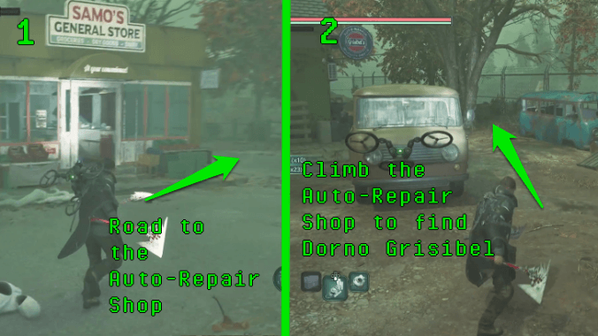 Hell is Us - Go to the road behind Samo