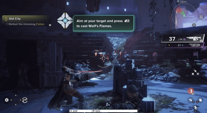 Use the Sword Ability Against the Enemies