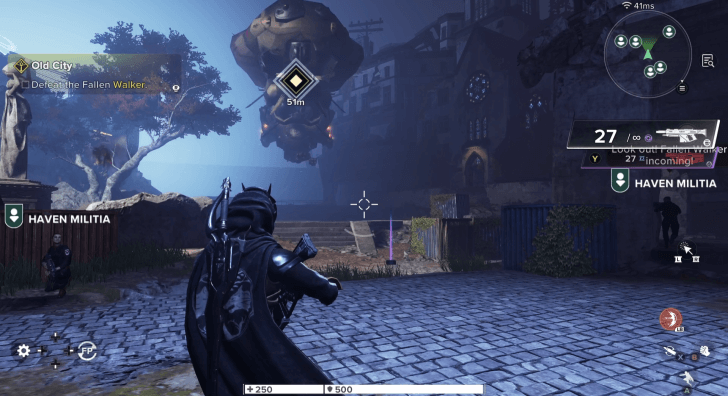 Airship that Drops the Walker