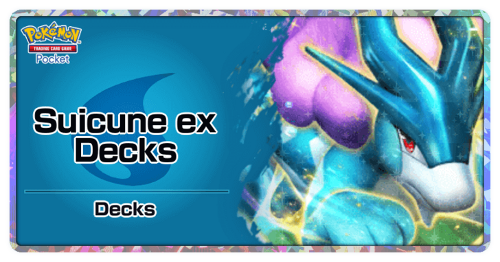 Pokemon TGC Pocket - Suicune ex Best Deck Build and How to Play