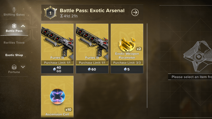 Exotic Arsenal Store