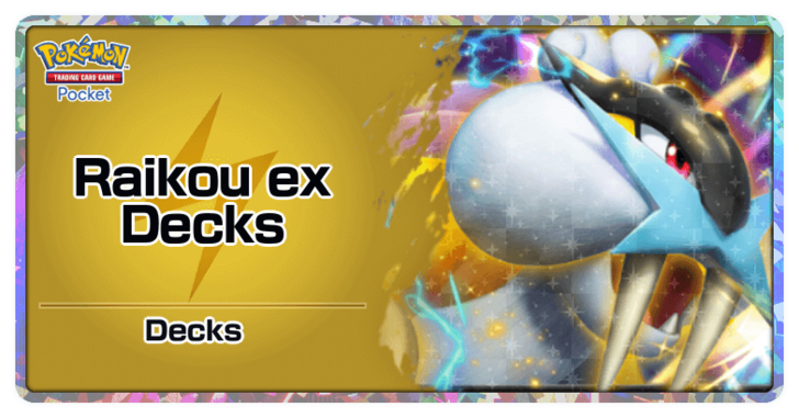 Pokemon TGC Pocket - Raikou ex Best Deck Build and How to Play