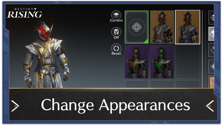 Destiny Rising - Can You Change Characters Appearance