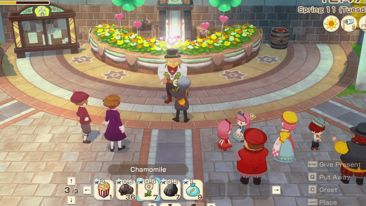 Story of Seasons Grand Bazaar - Talk to Felix