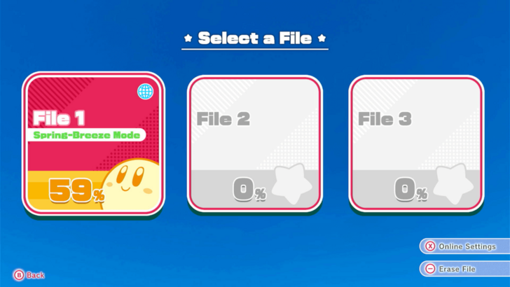 Kirby and the Forgotten Land - Star-Crossed World - Save File