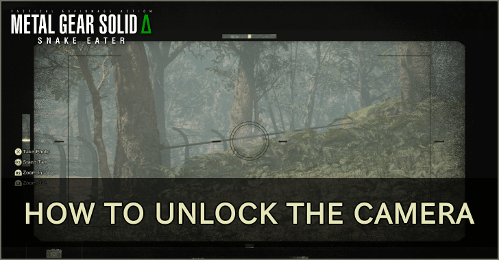 MGS - How to Unlock the Camera