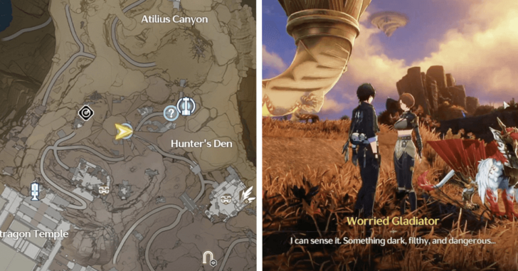 01 - Talk to the Worried Gladiator