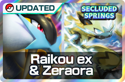 Pokemon TCG Pocket - Raikou ex and Zeraora Deck