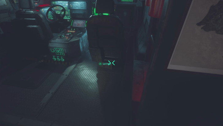 Observation Outpost 08 - Pick up the Code sheet underneath the passenger seat