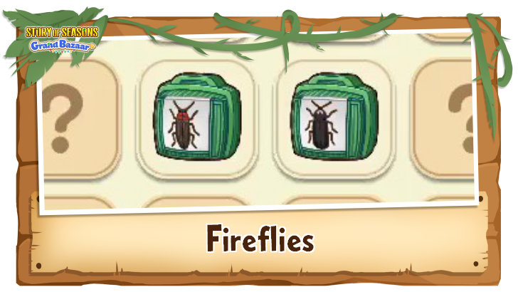 Story of Seasons Grand Bazaar - Fireflies Time, Weather, and Location
