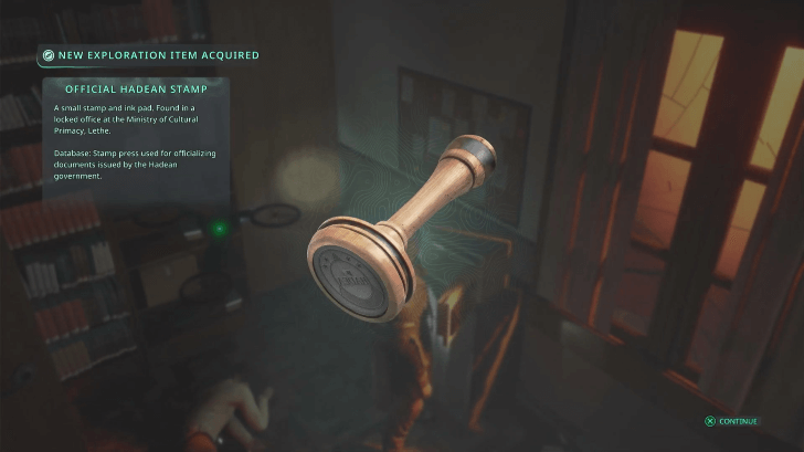 Hell is Us - Open the safe to take the Official Hadean Stamp