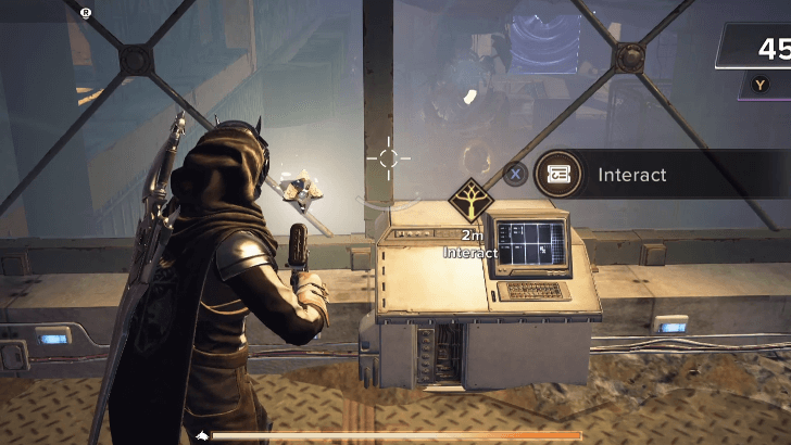 Interact to Open the Door