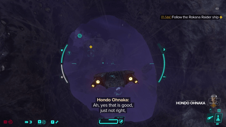 Follow the Rokana Raider Ship