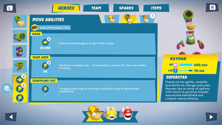 Mario Rabbids - Rayman in the Phantom Show Rayman New Hero