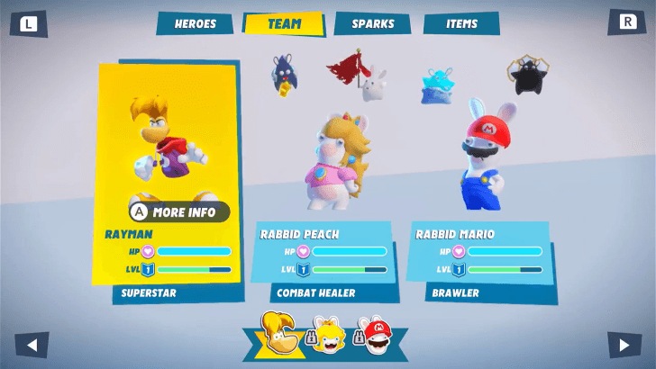 Mario Rabbids - Rayman in the Phantom Show Rayman Restrictions