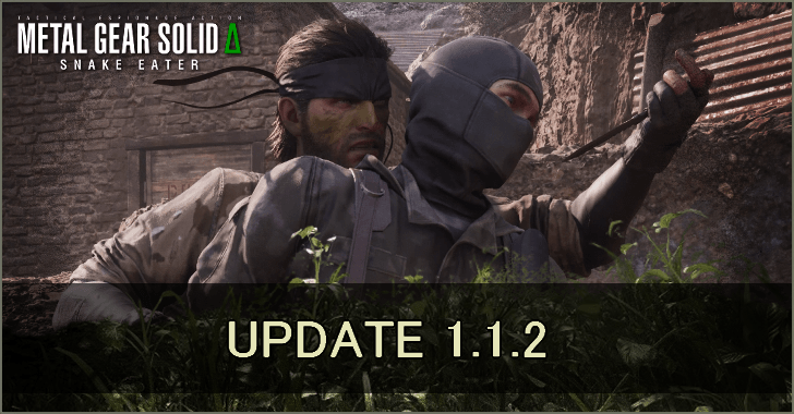 MGS Delta Snake Eater Update 1.1.2