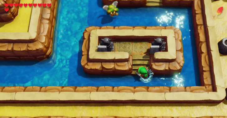 Go to the Small Island with Two Armos