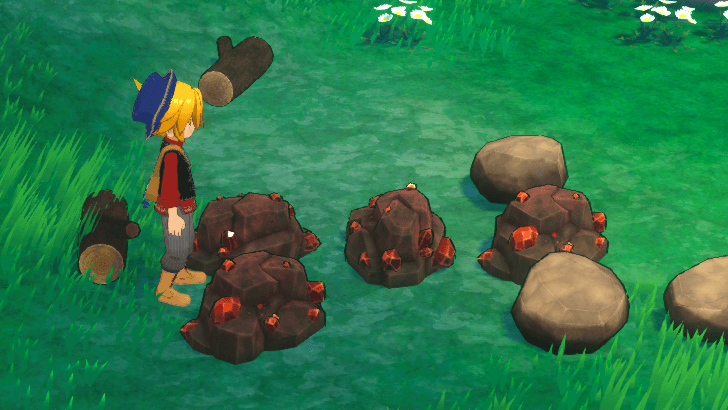 Story of Seasons Grand Bazaar - Iron Ore in the Overworld