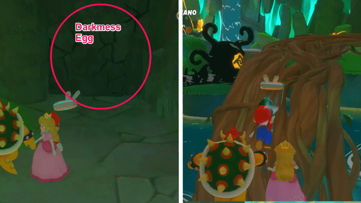 Mario Rabbids Sparks Of Hope - 8 Uncork The Volcano Darkmess Egg from Vine Bridge