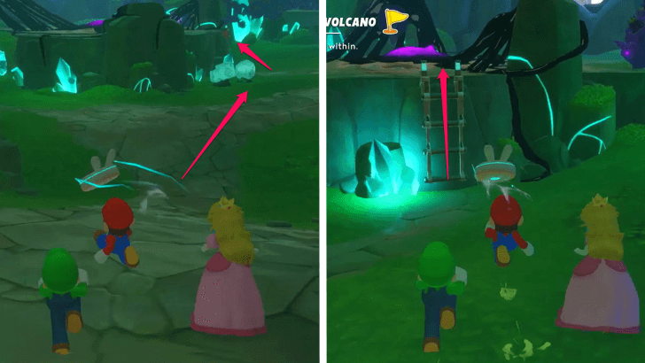 Mario Rabbids Sparks Of Hope - 17 Uncork The Volcano Directions to Metalheads
