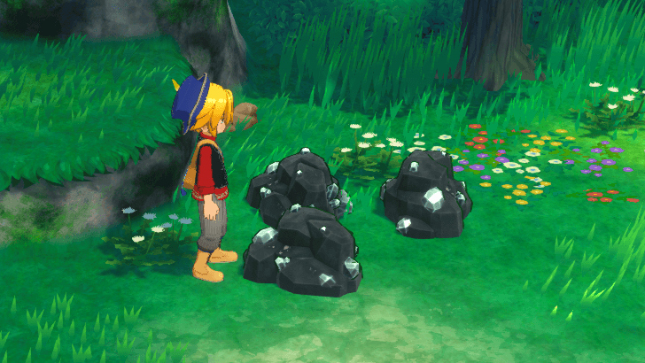 Story of Seasons Grand Bazaar - Silver Ore in the Overworld