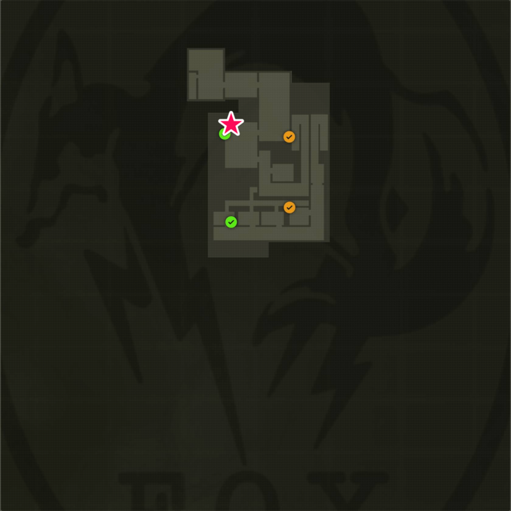 Handkerchief Graniny Gorki Lab B1 West Map