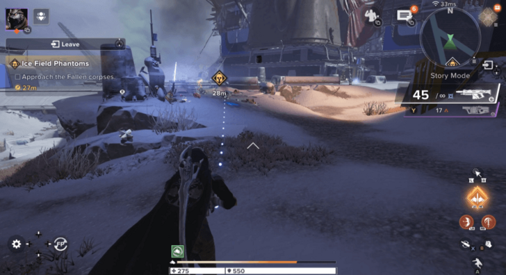 Go to the Corpses in the Ice Field