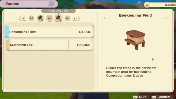 SoS Grand Bazaar - Unlock Beekeeping upgrade