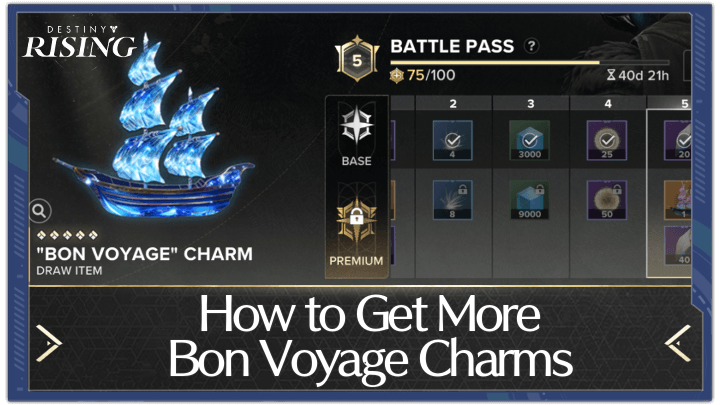 Destiny Rising - Bon Voyage Charms