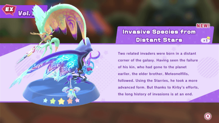 Kirby and the Forgotten Land - Star-Crossed World - Invasive Species from Distance Stars Figure