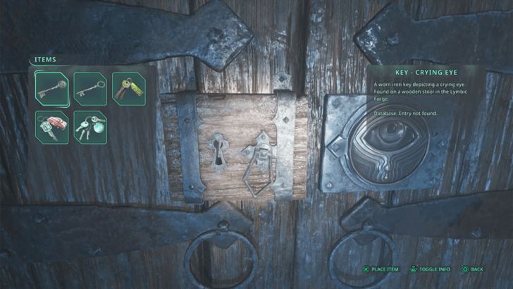 How to  UseKey - Crying Eye