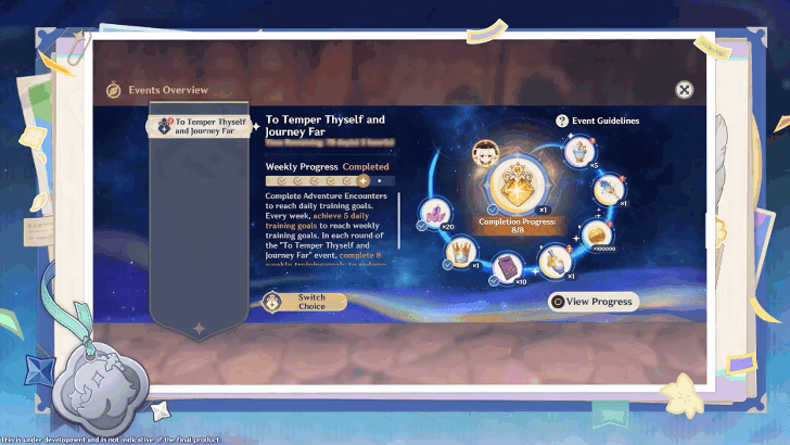 Genshin - To Temper Thyself and Journey Far Preview