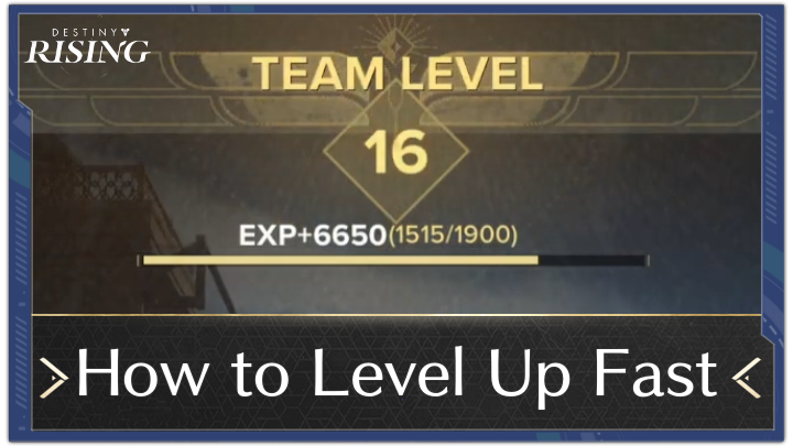 Destiny Rising - How to Level Up Fast
