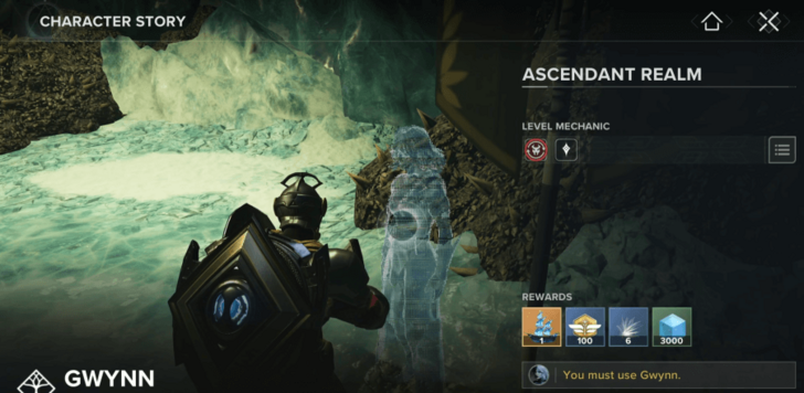 Gwynn Character Story Mission