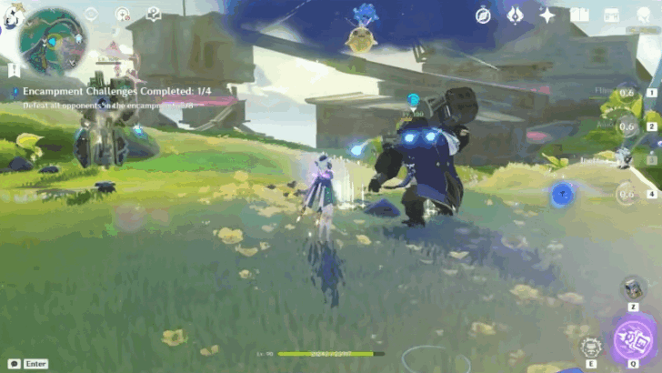 Defeat Enemies in Boom! Blast! Power Test!