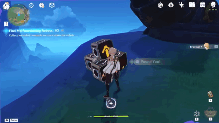 Look for Robots in Seek and Find! Machines on the Fritz!