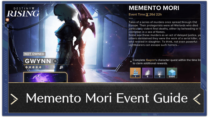 Destiny: Rising - Memento Mori (Event) Event Guide