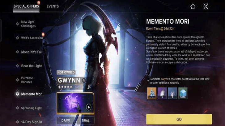 Memento Mori Event