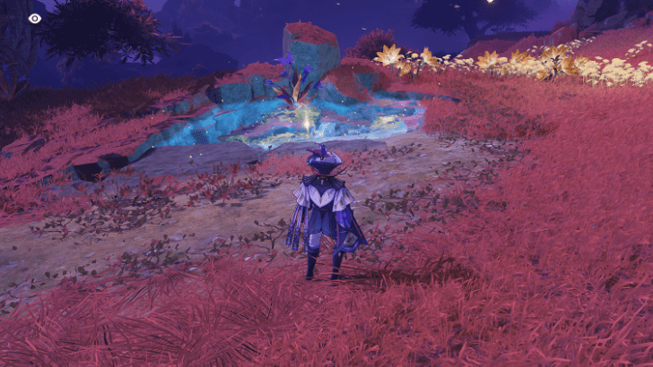 Click the Glowing Pool