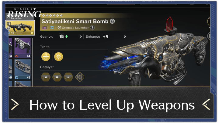 Destiny Rising - How to Level Up Weapons