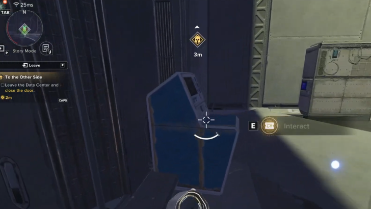 Interact with the Device to Close the Door